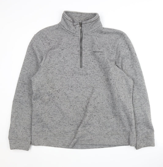 Craghoppers Men's Grey 1/4 Zip Sweatshirt L