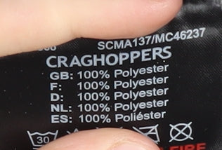 Craghoppers Men's Grey Fleece Sweatshirt L