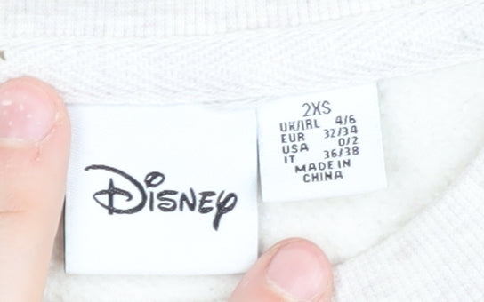 Disney Women's Ivory Pullover Sweatshirt 2XS Lion King