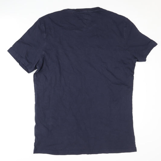 Hilfiger Denim Men's Blue XL Crew Neck Short Sleeve Tee