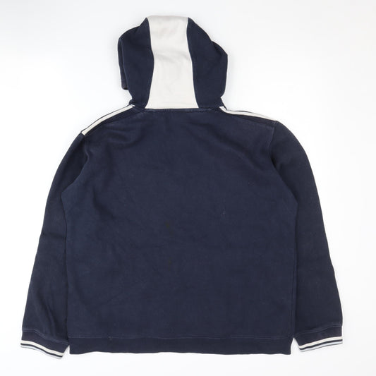 Nike Men's Blue Medium Pullover Hoodie with Logo