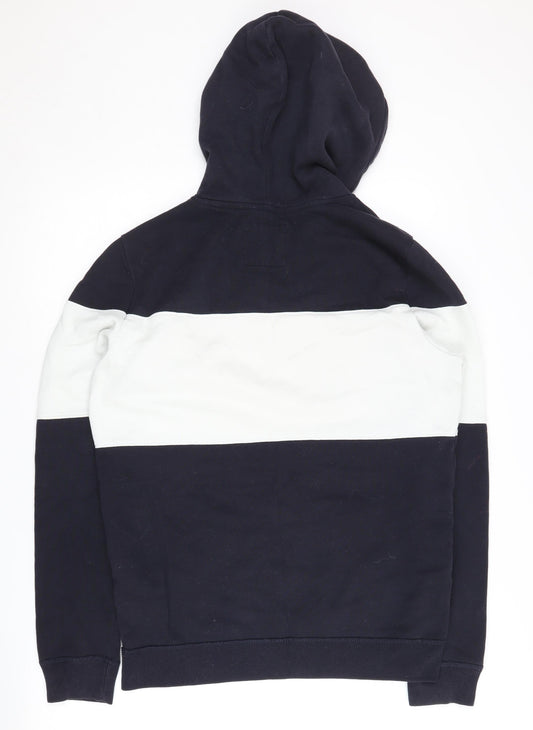 Hollister Men's Black Pullover Hoodie S, Logo, Hooded