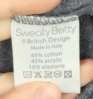 Sweaty Betty Women's Grey Pullover Sweatshirt, Size S