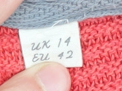 White Stuff Women's Red Cardigan Knit Size 14