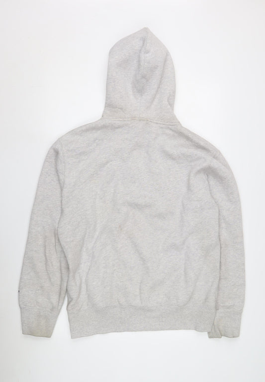 Superdry Men's Grey Hoodie M Pullover with Logo