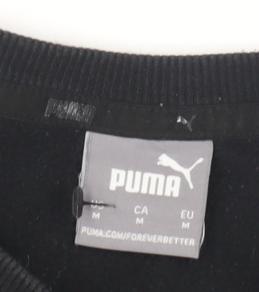 Puma Men's Black Sweatshirt M Pullover Logo