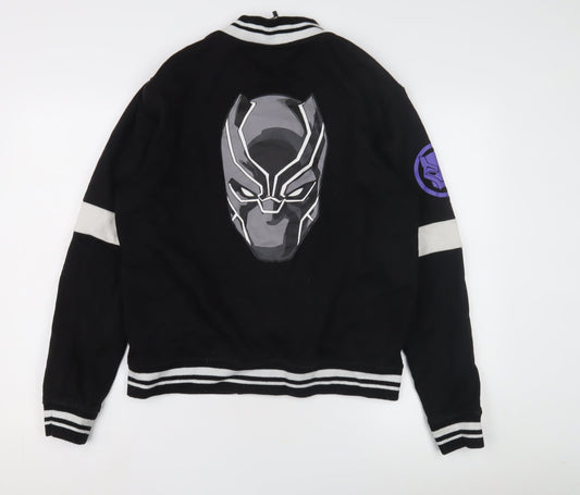 Marvel Unisex Black Panther Varsity Jacket M