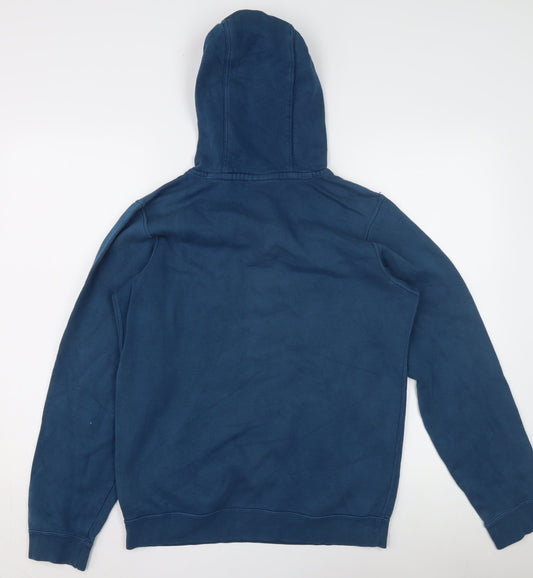 Nike Men's Blue XS Pullover Hoodie with Logo