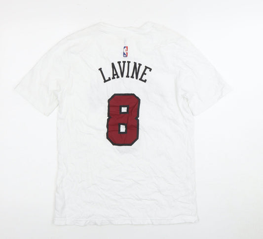 Nike Unisex White Sports Jersey T-Shirt Size 16