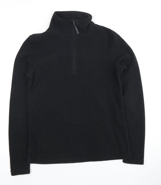 Peter Storm Women's Black Fleece Henley Size 8