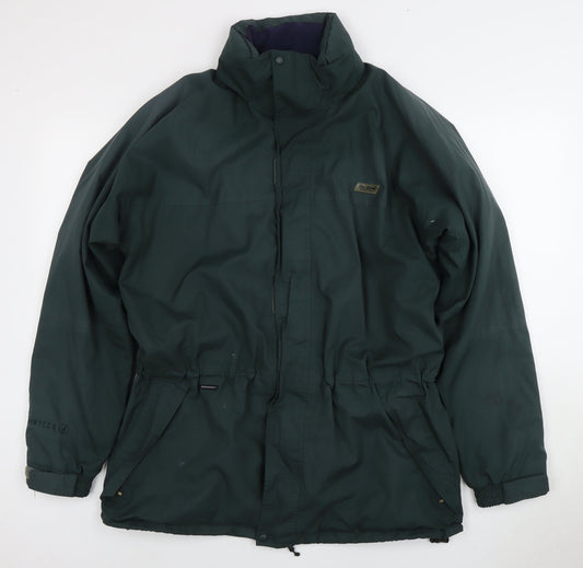 Peter Storm Men's Green Parka Jacket, Size M, Waterproof 38-40"