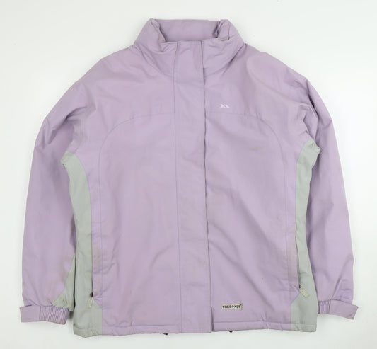 Trespass Women's Purple Waterproof Jacket L