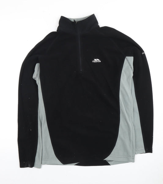 Trespass Men's Black XS Fleece Sweatshirt