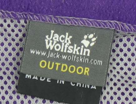 Jack Wolfskin Women’s Purple Fleece Jacket L