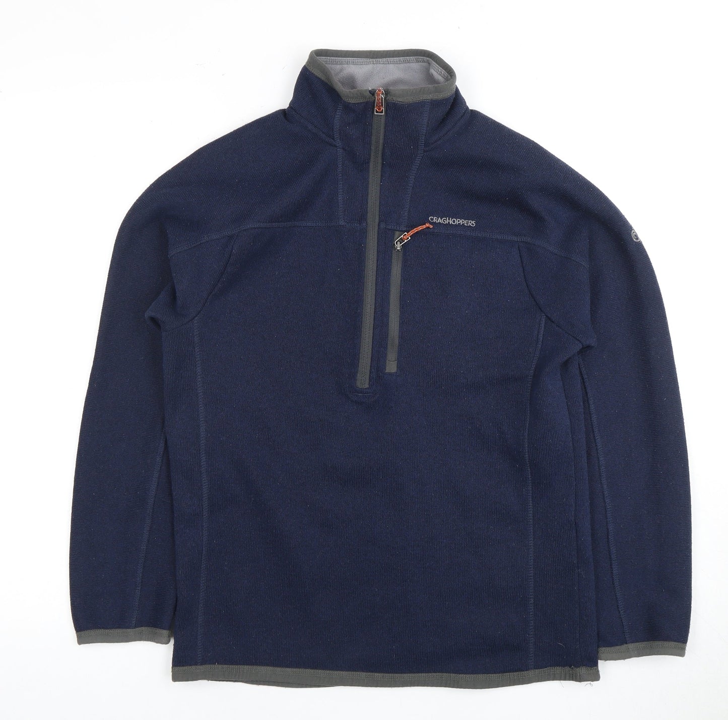 Craghoppers Men's Blue 1/4 Zip Fleece Sweatshirt, S Size