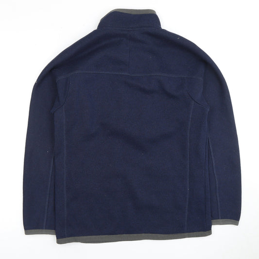Craghoppers Men's Blue 1/4 Zip Fleece Sweatshirt, S Size