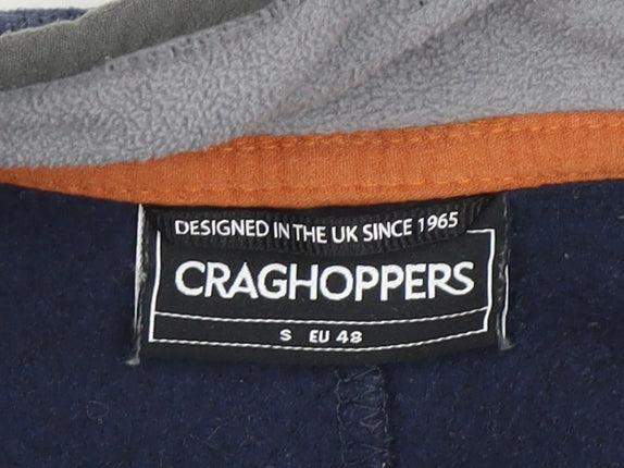 Craghoppers Men's Blue 1/4 Zip Fleece Sweatshirt, S Size