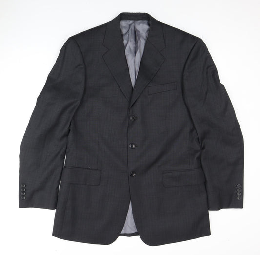Austin Reed Men's Grey Wool Blazer 40R
