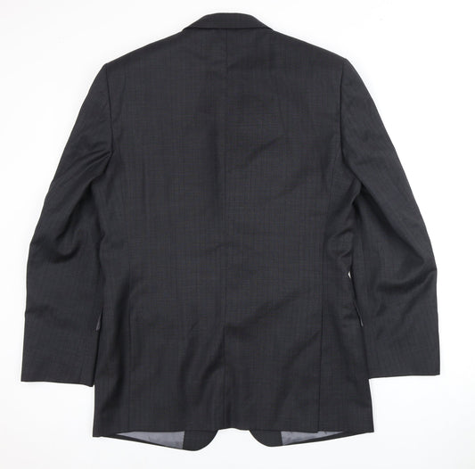 Austin Reed Men's Grey Wool Blazer 40R