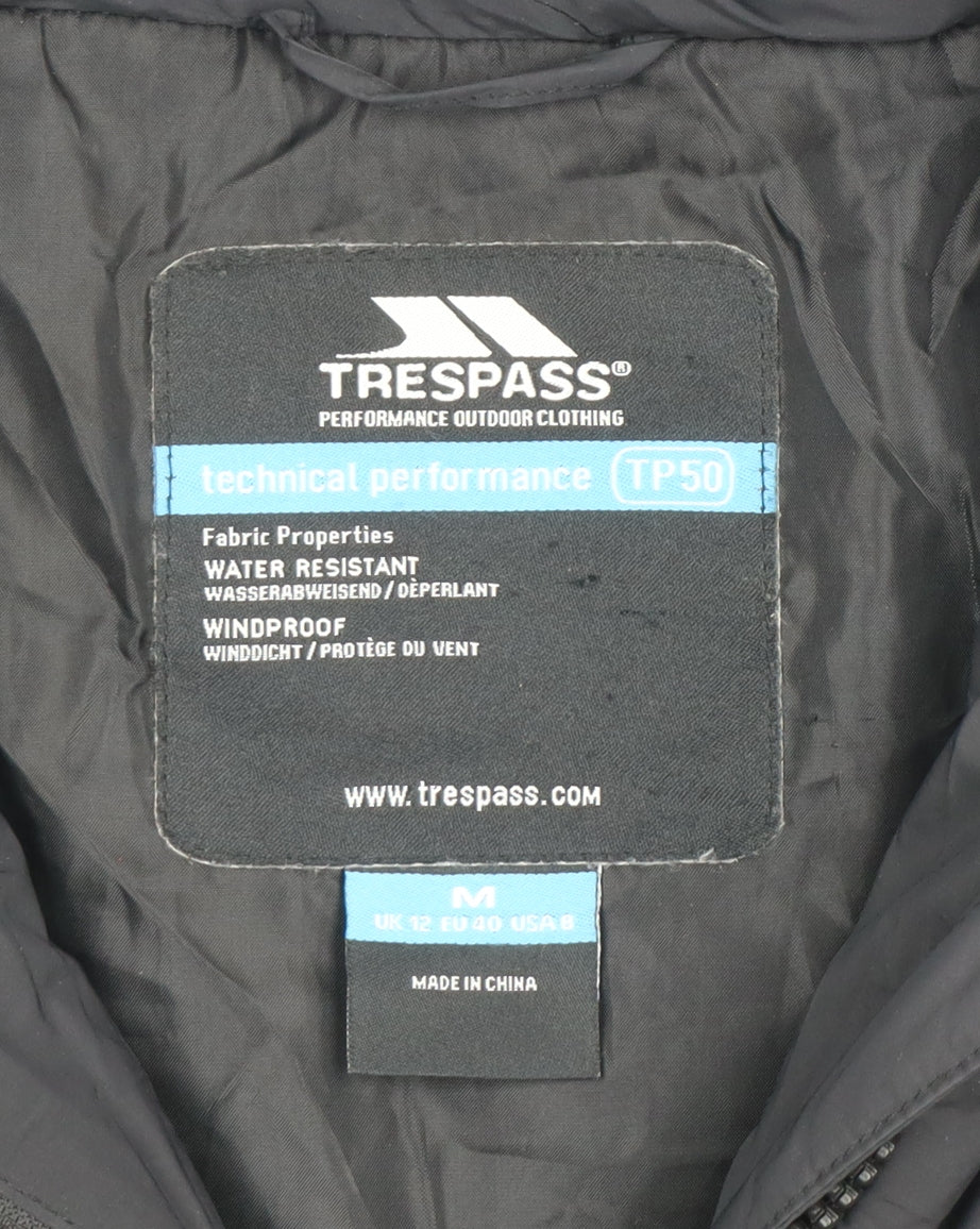 Trespass Women's Black Puffer Jacket M