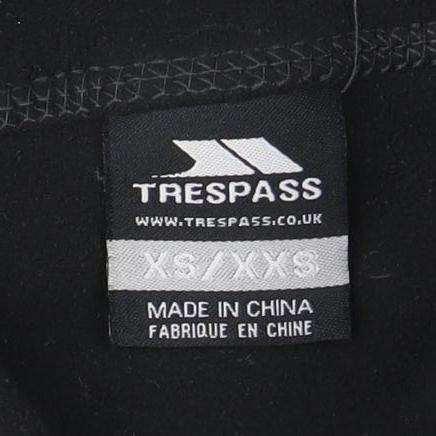 Trespass Women's Black 1/2 Zip Pullover Sweatshirt XS