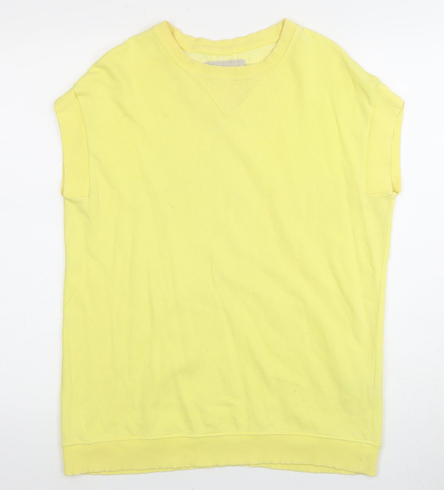 Calvin Klein Jeans Men's Yellow Sleeveless T-Shirt S