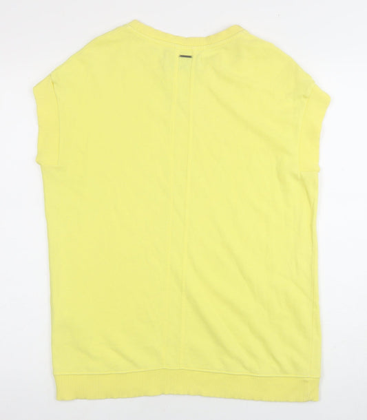 Calvin Klein Jeans Men's Yellow Sleeveless T-Shirt S