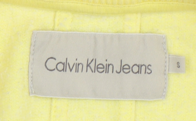 Calvin Klein Jeans Men's Yellow Sleeveless T-Shirt S