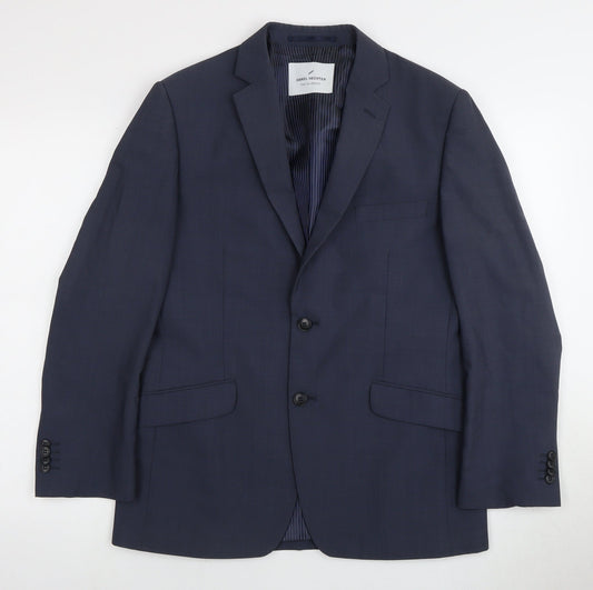 Daniel Hechter Men's Blue Blazer, 38 Short Fit, Elegant Formal Wear