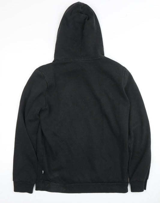 Puma Men’s Black Pullover Hoodie, Size S