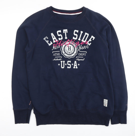 Tommy Hilfiger Unisex Blue Pullover Sweatshirt M