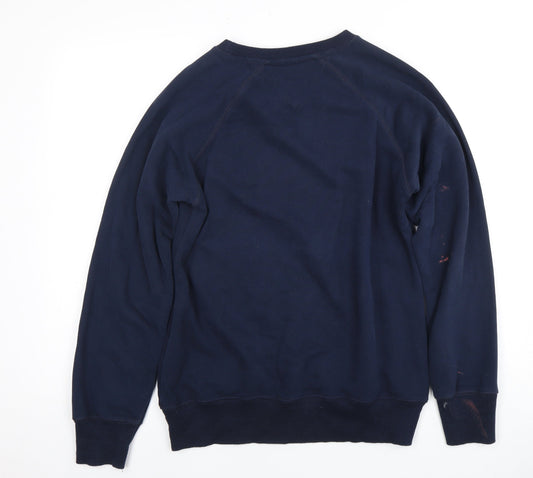 Tommy Hilfiger Unisex Blue Pullover Sweatshirt M
