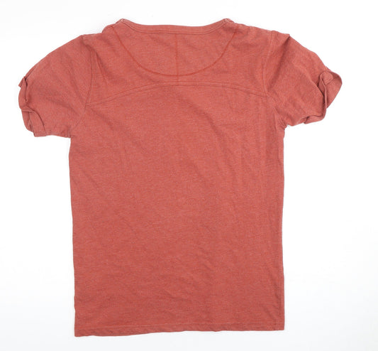 Firetrap Men's Red S V-Neck T-Shirt