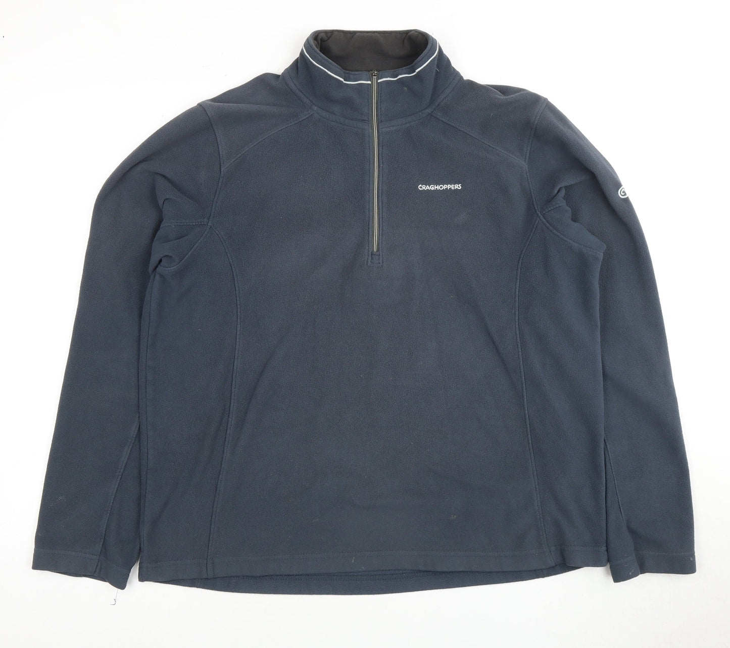 Craghoppers Men's Blue 1/2 Zip Fleece Sweatshirt L