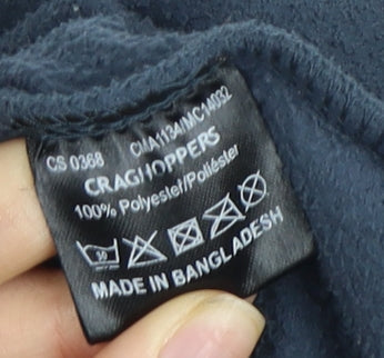 Craghoppers Men's Blue 1/2 Zip Fleece Sweatshirt L