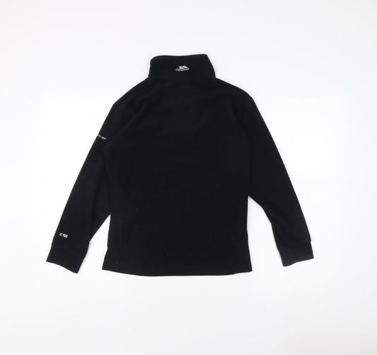 Trespass Men's Black Fleece 1/2 Zip, Size S - Excellent Condition