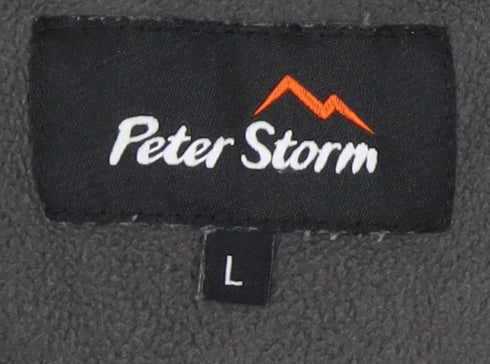 Peter Storm Men's Black Fleece Sweatshirt L