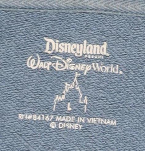 Disney Women's Blue Hooded Full Zip Sweatshirt L