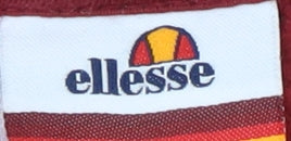 ellesse Men's Red XL Pullover Sweatshirt - Stylish Logo