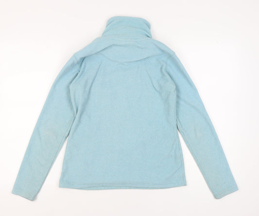 Mountain Warehouse Women's Blue Cowl Neck Sweatshirt Size 8