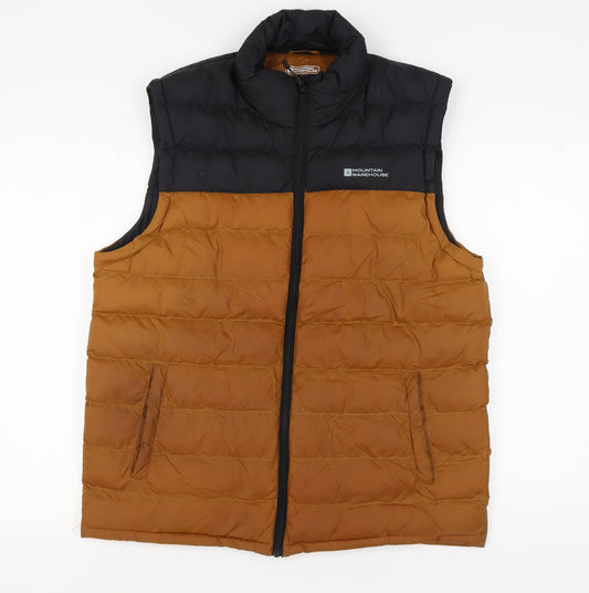 Mountain Warehouse Men's Brown Puffer Waistcoat L