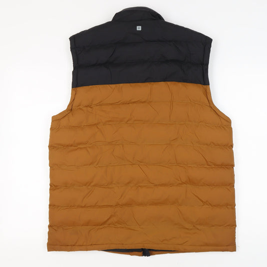 Mountain Warehouse Men's Brown Puffer Waistcoat L