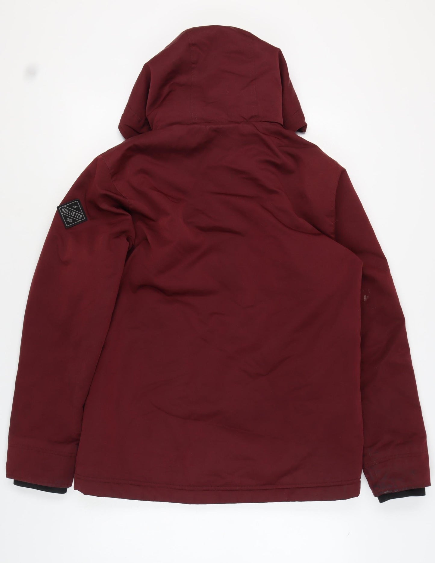 Hollister Men’s Red Parka Jacket L