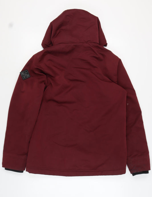 Hollister Men’s Red Parka Jacket L