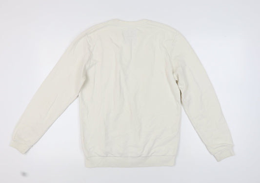 Jack Wills Women's Ivory Classic Fit Sweatshirt, S