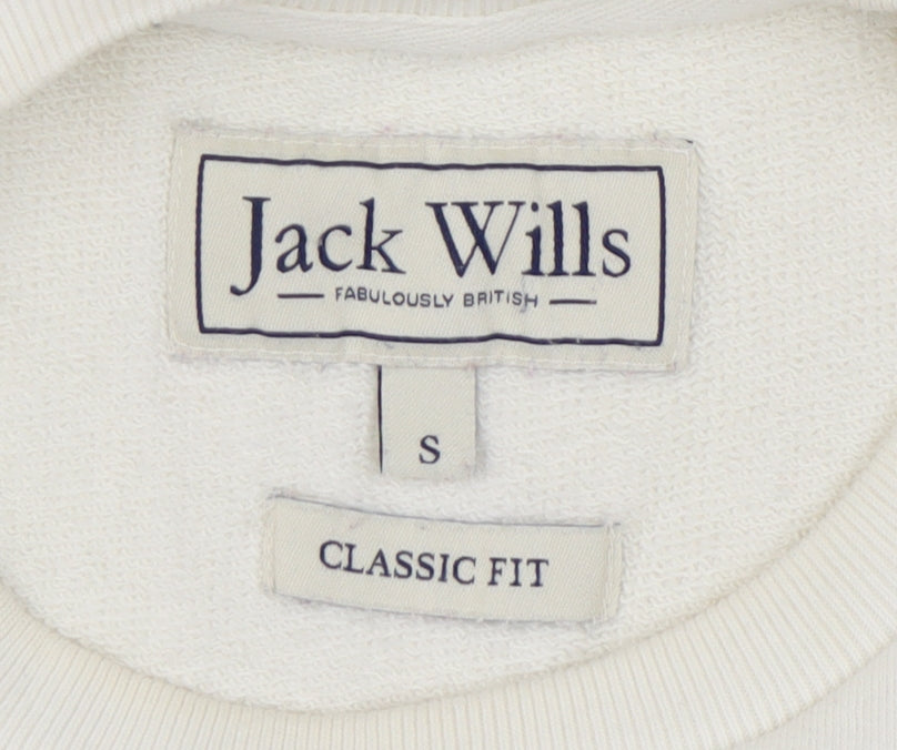 Jack Wills Women's Ivory Classic Fit Sweatshirt, S