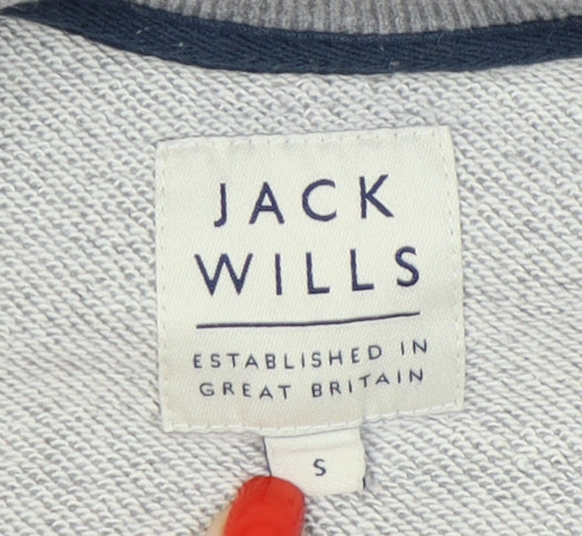 Jack Wills Men's Grey Pullover Sweatshirt, Size S