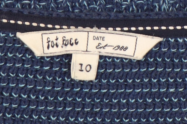 Fat Face Women's Blue Pullover Jumper Size 10