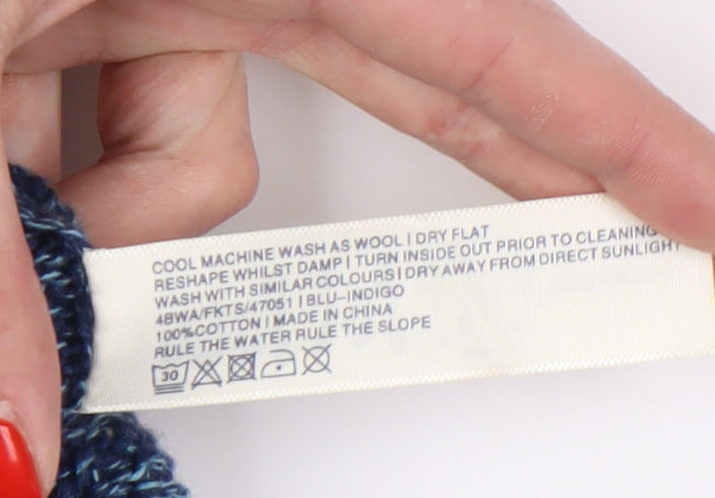 Fat Face Women's Blue Pullover Jumper Size 10