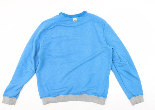Duck & Cover Men's Blue M Pullover Sweatshirt Pockets